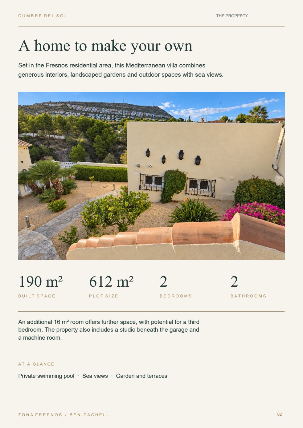 Brochure, página 2