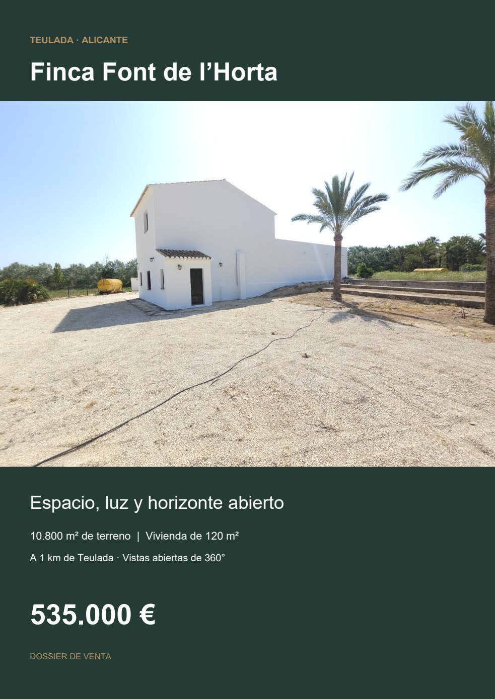 Brochure, página 1
