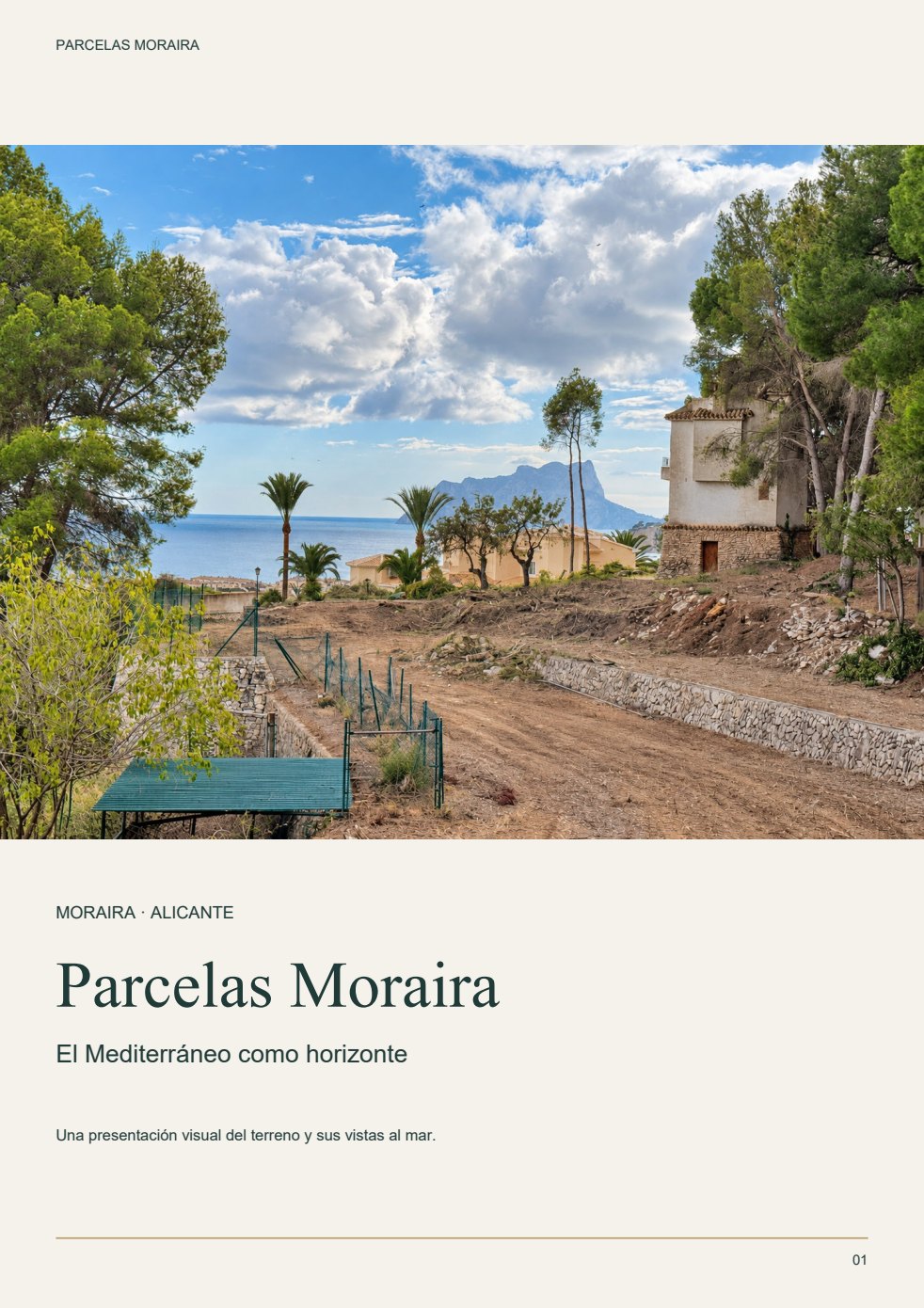 Brochure, página 1